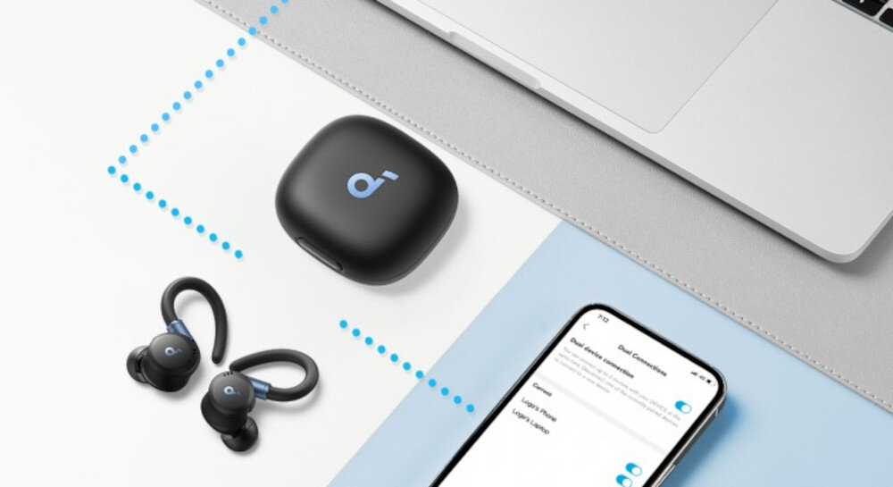 Słuchawki douszne SOUNDCORE Sport X20 - Połączenie bezprzewodowe