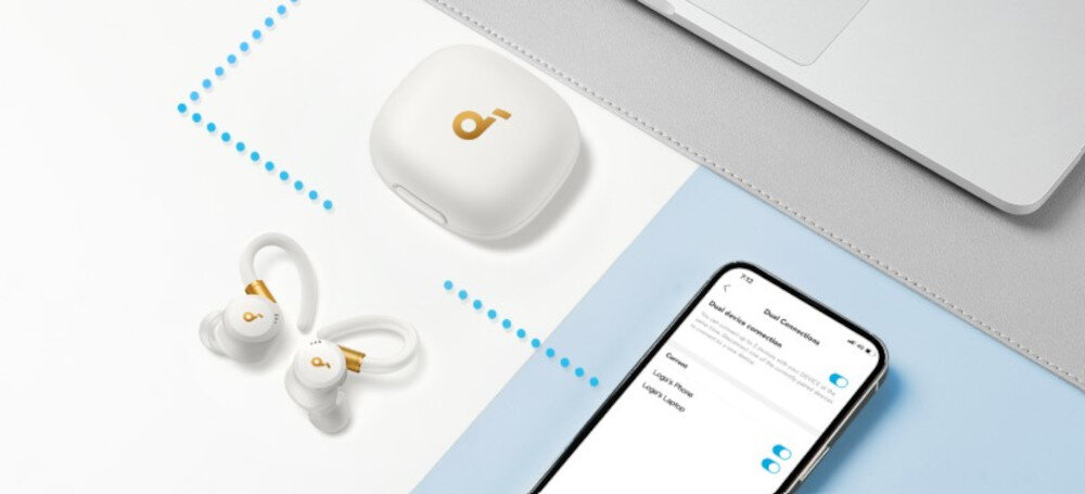 Słuchawki douszne SOUNDCORE Sport X20 - Połączenie bezprzewodowe