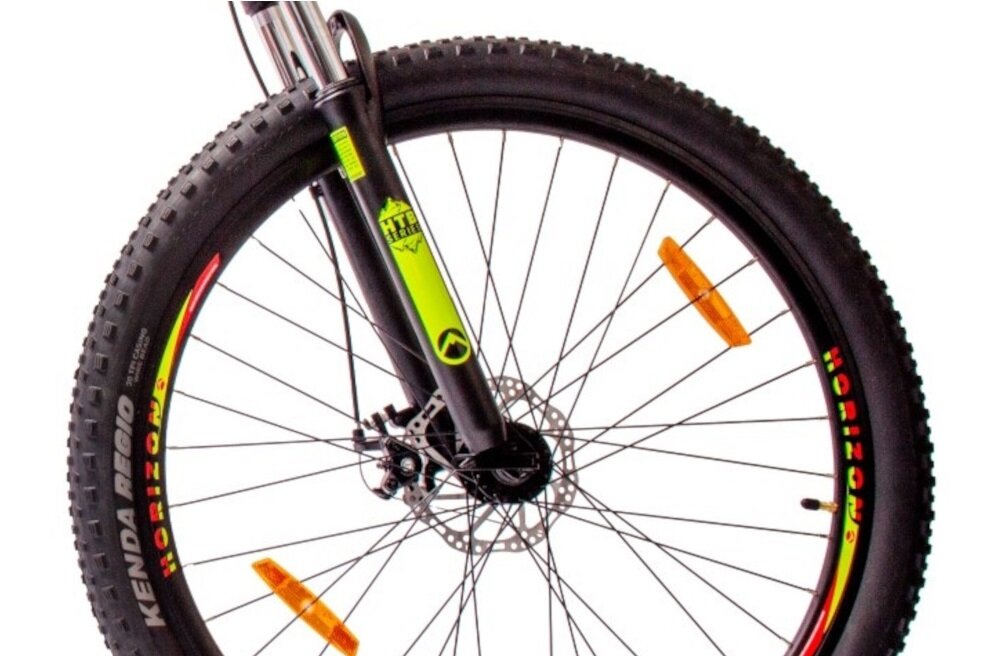 Rower górski MTB HORIZON Tatra Bikes U18 29 cali Niebiesko-pomarańczowy kola rozmiar 29 cali latwiej pokonac przeszkody wiekszy kontakt kola z podlozem szerokie opony marki KENDA dobra przyczepnosc dwusciankowe obrecze zachowanie regularnego ksztaltu kol stabilne trzymanie opony bezpieczna komfortowa jazda regularne sprawdzanie cisnienia powietrza wartosc na bocznej czesci opony