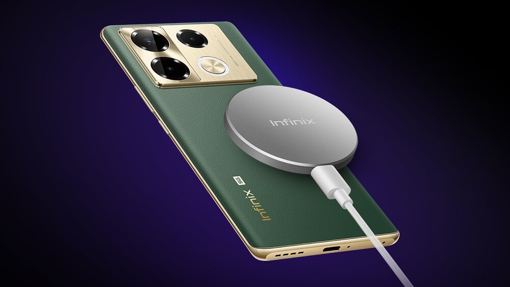 Smartfon INFINIX Note 40 Pro+ ładowanie