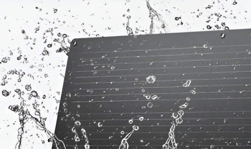 Panel fotowoltaiczny ECOFLOW Elastyczny 200W trwalosc konstrukcja z wysokowydajnego krzemu krystalicznego wlokno szklane ze zintegrowanym procesem laminowania odpornosc na warunki atmosferyczne IP67 odpornosc na temperatury od -20°C do 65°C wodoodpornosc