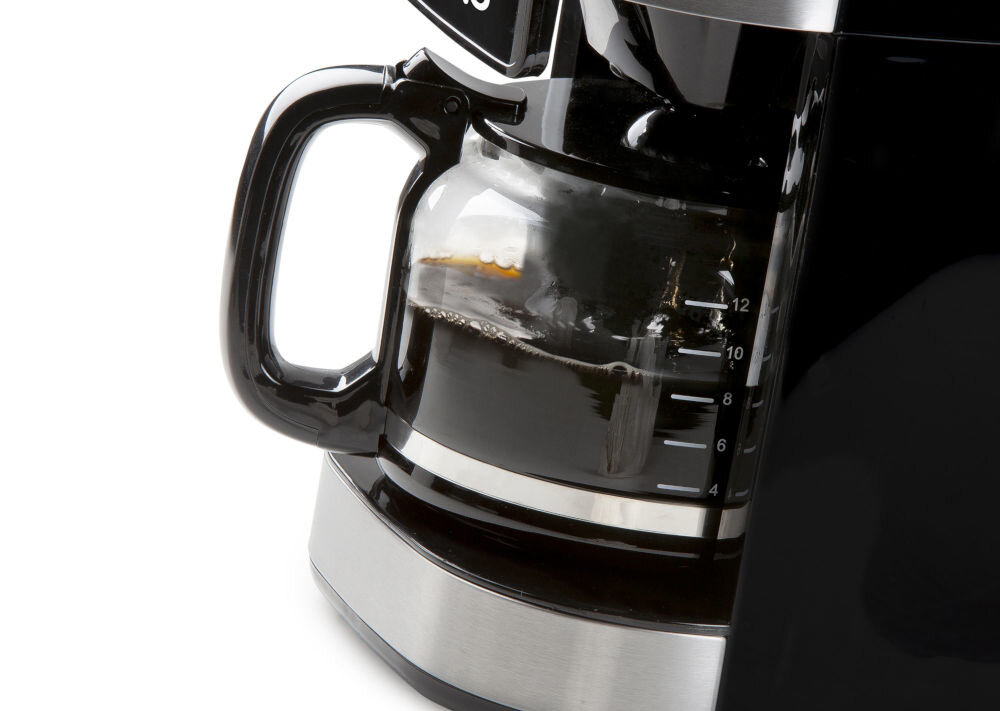 Ekspres DOMO DO721K moc 900 W pojemność 1,5 l12 filiżanek napoju jednocześnie dla rodzin biur spotkań towarzyskich wymiary ulubiona kawa w większym gronie komfort użytkowania