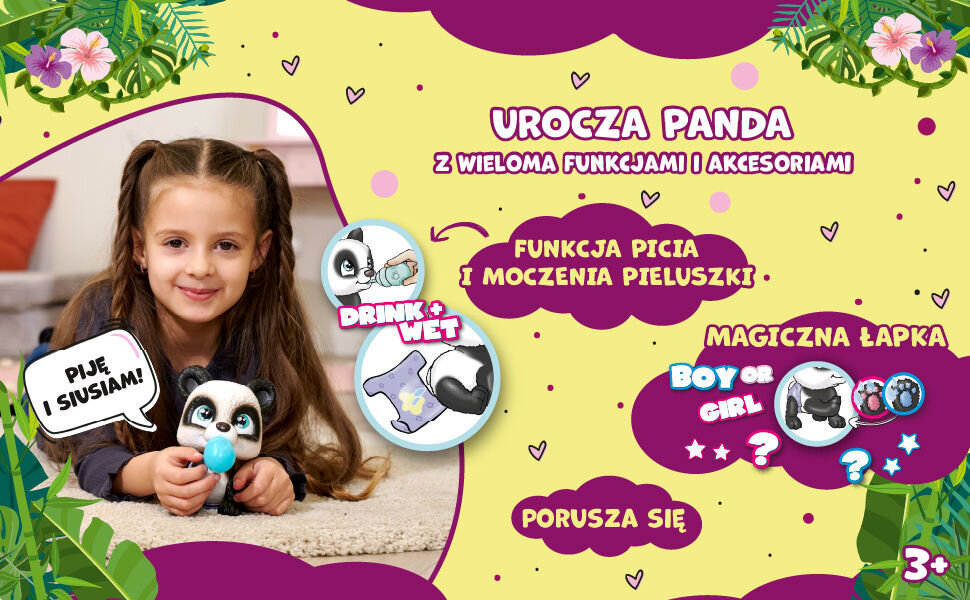 Zabawka SIMBA Pamper Petz Panda 105950054