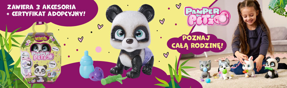Zabawka SIMBA Pamper Petz Panda 105950054