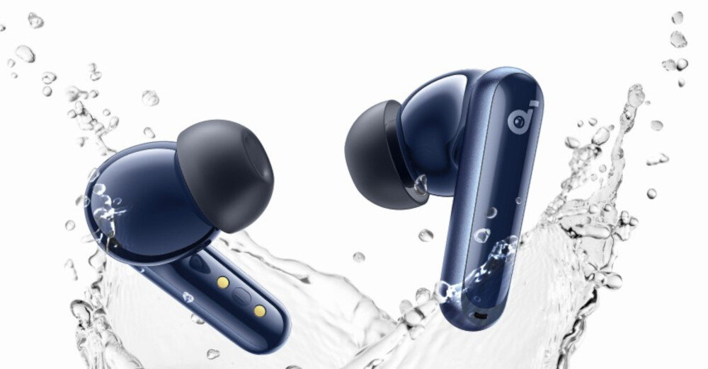 Słuchawki dokanałowe SOUNDCORE P40i ANC wodoodporne IPX5 zachlapania, słuchawki dokanałowe otoczone wodą