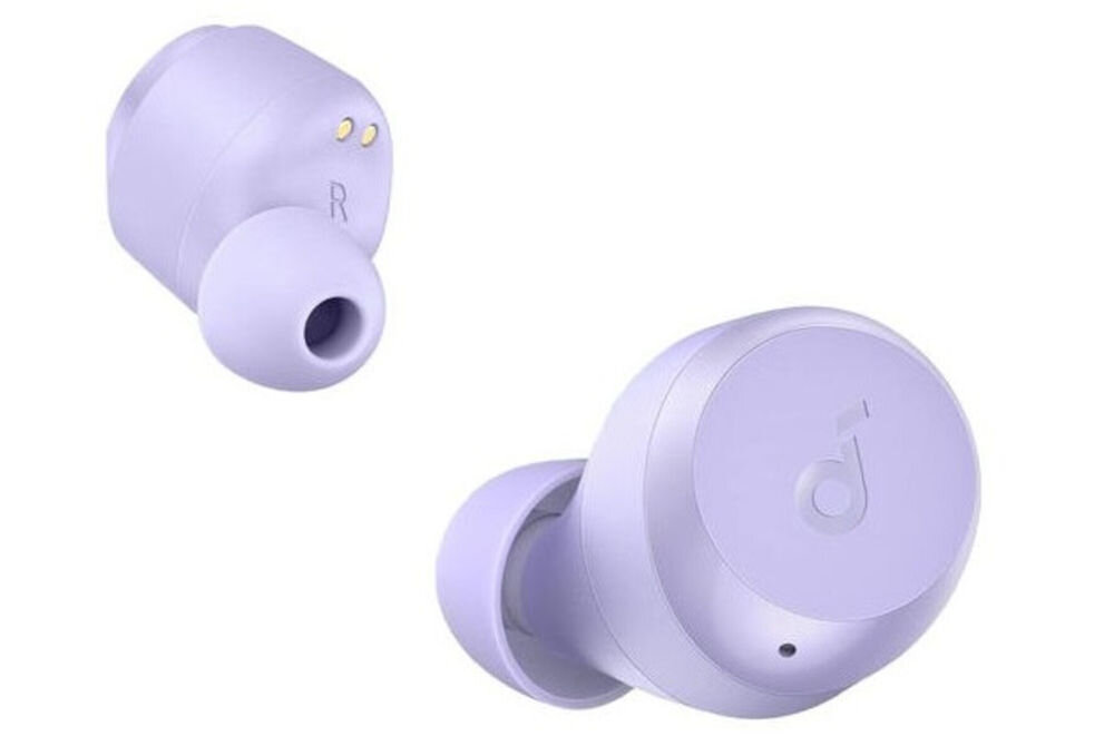 Słuchawki dokanałowe SOUNDCORE A25i szybkie ładowanie USB-C 10 minut 2 godziny, słuchawki dokanałowe na białym tle