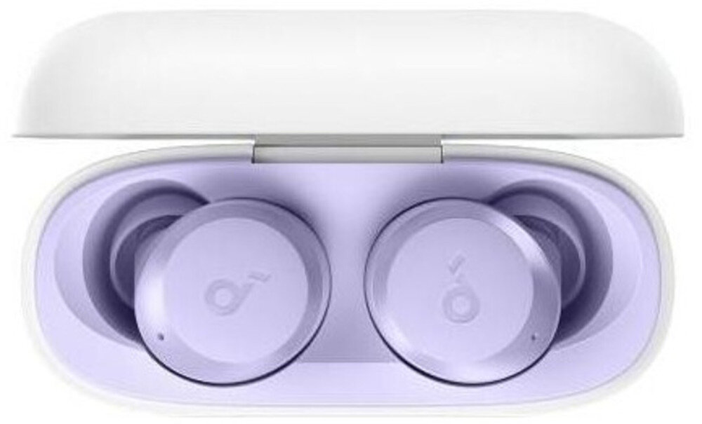 Słuchawki dokanałowe SOUNDCORE A25i Bluetooth True Wireless zasięg 10 metrówsłuchawki dokanałowe z etui ładującym od góry na białym tle