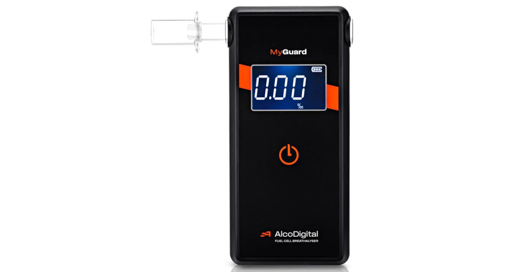 Alkomat ALCODIGITAL MyGuard precyzja pomiaru dokładne wiarygodne wyniki platynowy sensor elektrochemiczny bezpieczeństwo