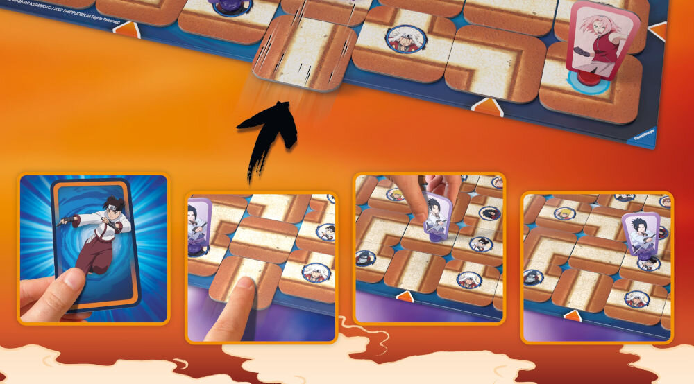 Gra planszowa RAVENSBURGER Labyrinth Junior Koci domek Gabi 22686 zasady gry od 4 lat