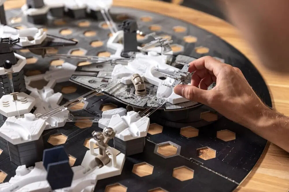 Gra logiczna RAVENSBURGER Gravitrax Zestaw tematyczny Star Wars Gwiazda śmierci 23860