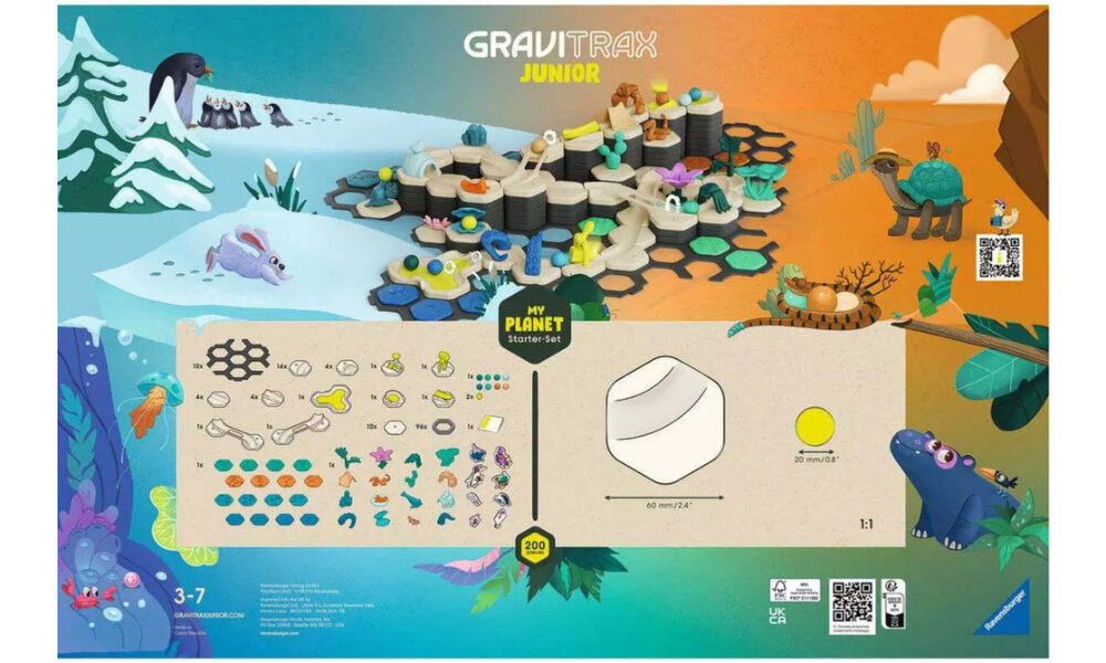 Gra logiczna RAVENSBURGER GraviTrax Junior Zestaw startowy Planeta 27059