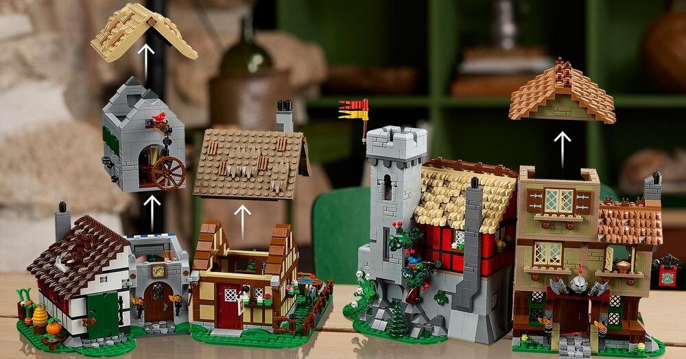 LEGO 10332 ICONS Średniowieczny plac miejski funkcje