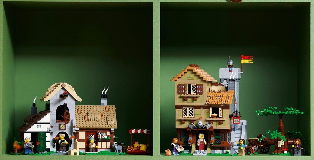 LEGO 10332 ICONS Średniowieczny plac miejski Zawartość