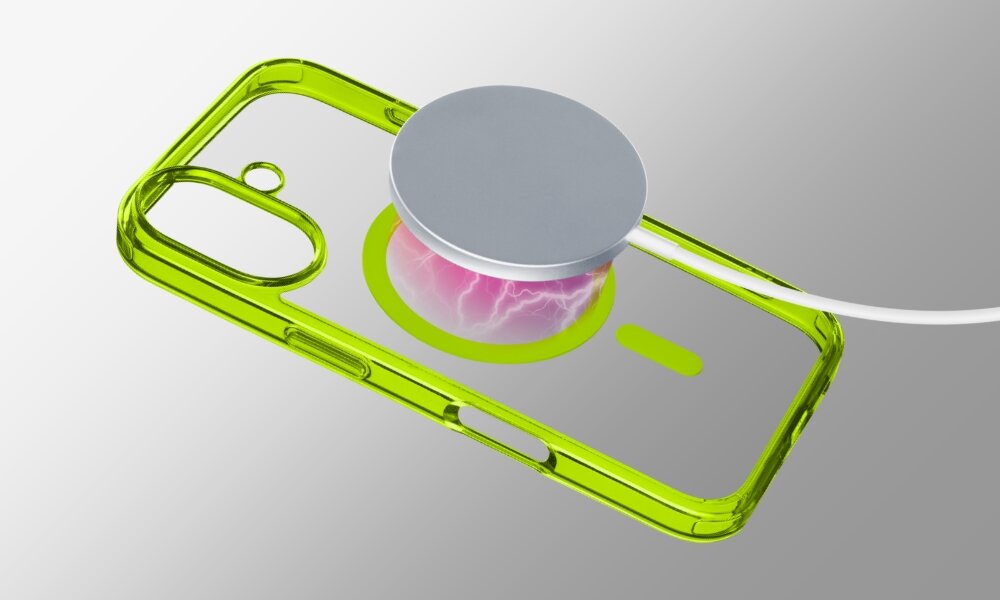 CELLULARLINE Iconic kolorowych półprzezroczystych krawędzi pierścieniem magnetycznym oryginalny design telefonu