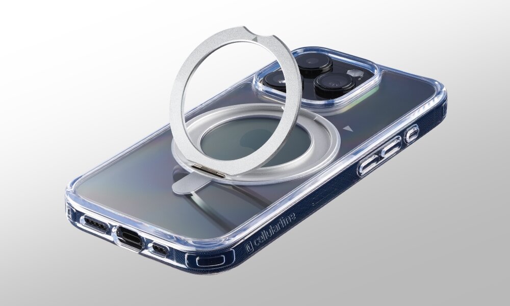 CELLULARLINE Spin przezroczyste etui funkcjonalnością ekosystemem MagSafe®