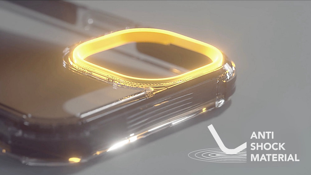 CELLULARLINE Spin Podwyższone krawędzie wokół wyświetlacza i aparatu