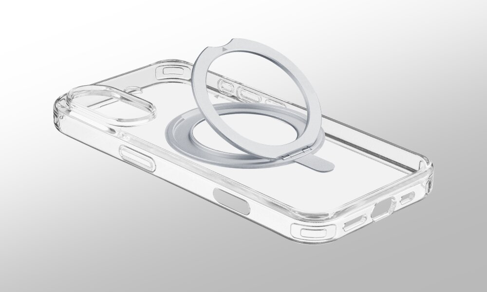 CELLULARLINE Spin przezroczyste etui z odchylanym krążkiem