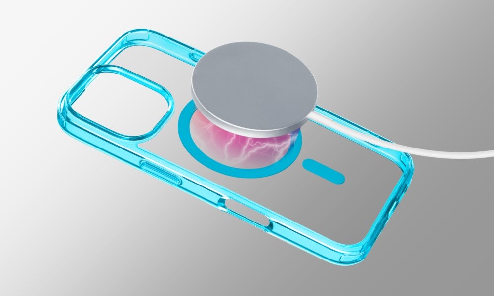 CELLULARLINE Iconic kolorowych półprzezroczystych krawędzi pierścieniem magnetycznym oryginalny design telefonu