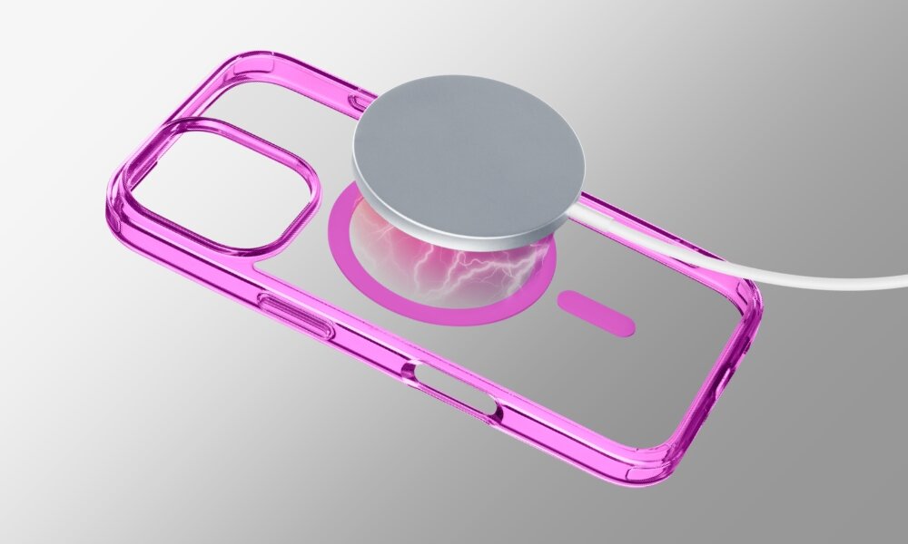 CELLULARLINE Iconic kolorowych półprzezroczystych krawędzi pierścieniem magnetycznym oryginalny design telefonu