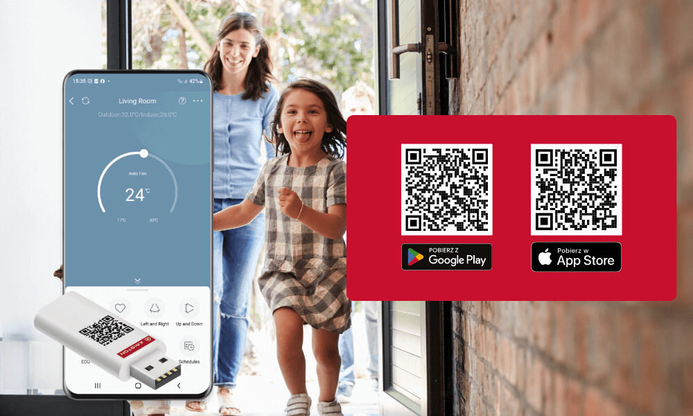 Klimatyzator Split, Pompa ciepła powietrze - powietrze ARISTON Alys C-25 z usługą montażu  USB-kit kontrola sterowanie aplikacja