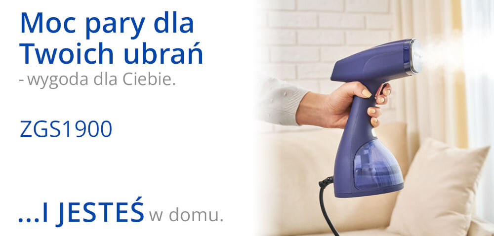 Parownica do ubrań ZELMER ZGS1900 perfekcyjna gładkość