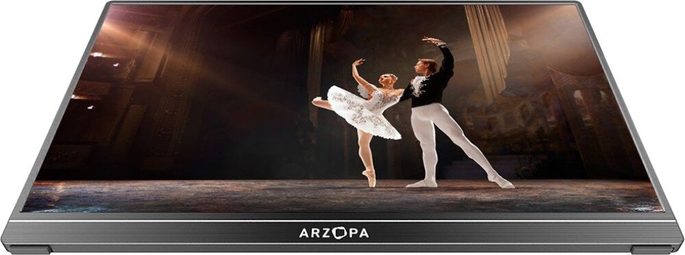 Monitor ARZOPA A1 15.6 1920x1080px IPS konstrukcja grubość zasilanie moc