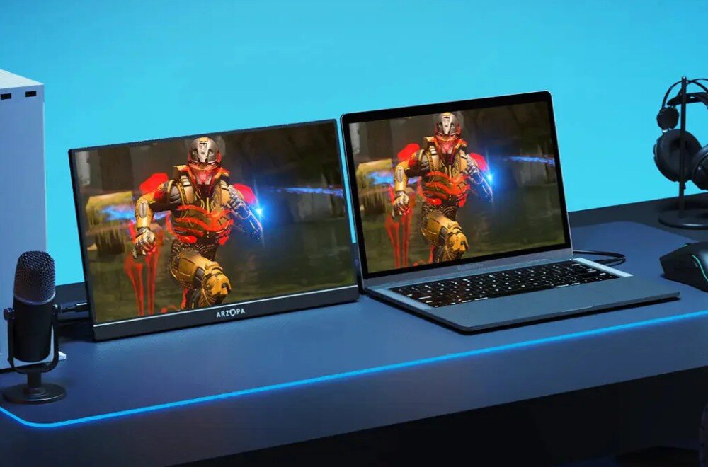 Monitor ARZOPA Z1FC 16.1 1920x1080px IPS 144Hz opis