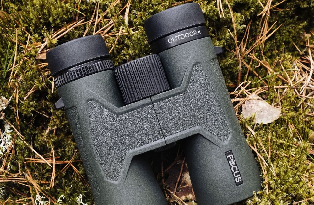 FOCUS Outdoor II 8x42 wodoodporna lornetka azot odporność regulacja dioptrii statyw