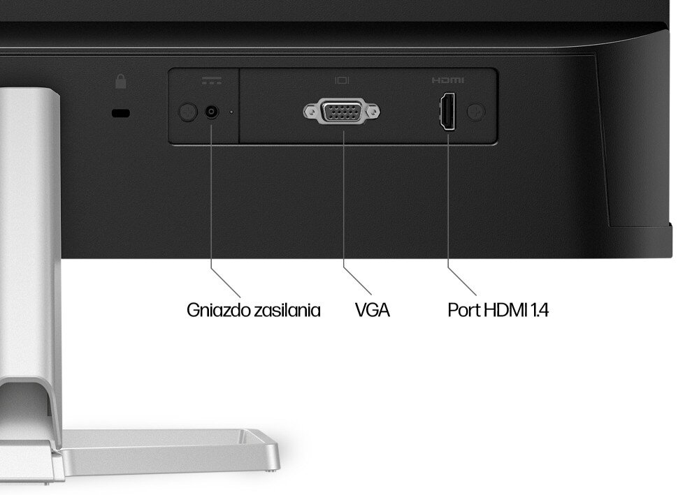 Monitor HP 524sf 23.8 1920x1080px IPS 100Hz ramka złącza HDMI VGA