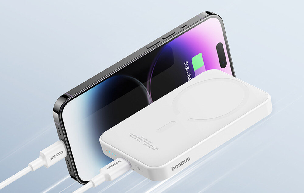 Powerbank BASEUS Magnetic Mini 5000 mAh 20W wygoda energia magnetyczna kontrukcja zasilanie