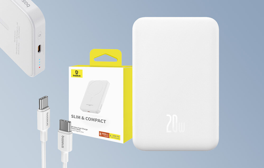 Powerbank BASEUS Magnetic Mini 5000 mAh 20W