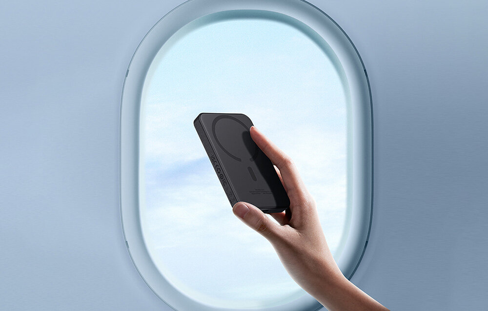 Powerbank BASEUS Magnetic Mini 5000 mAh 20W LADOWANIE SZYBKIE POJEMNOSC WYMIARY bezprzewodowe