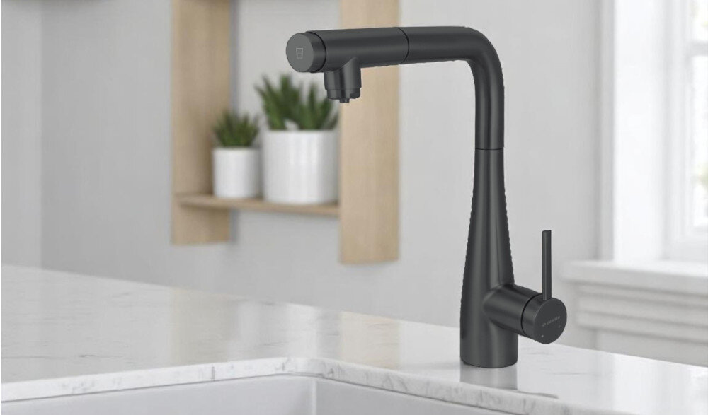 BATERIA KUCHENNA DEANTE Eridan BRE N75M zdjęcie lifestyle kuchnia blat zlewozmywak