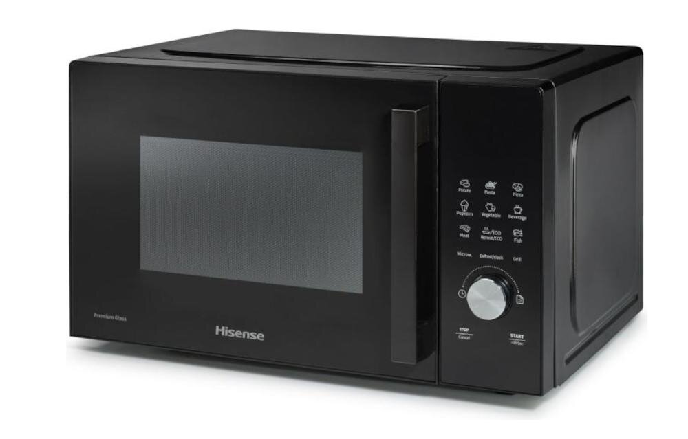 HISENSE H23MOBSD1HG elegancja stylistyka kuchenka detale szkło ceramika elektronika