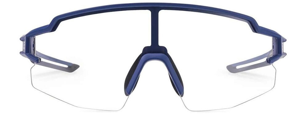 Okulary rowerowe ROCKBROS 10174 Niebieski, Fotochrom, UV400, ochrona, soczewka, okulary sportowe widok z przodu.