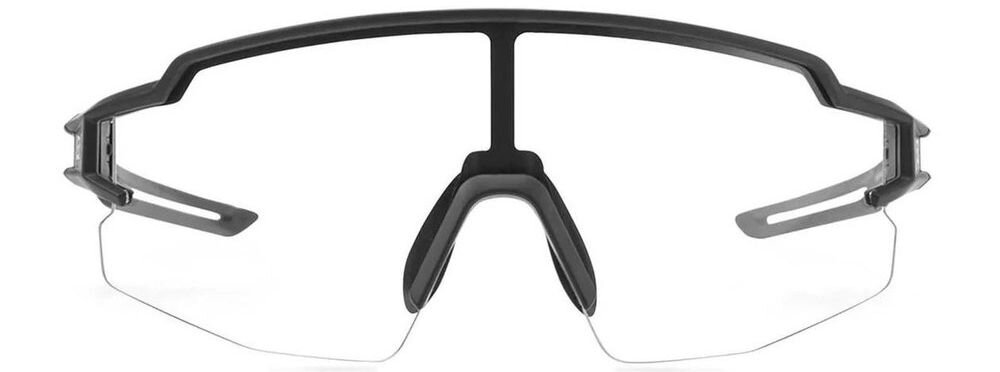 Okulary rowerowe ROCKBROS 10175 Czarny, Fotochrom, UV400, ochrona, soczewka, okulary sportowe widok z przodu.
