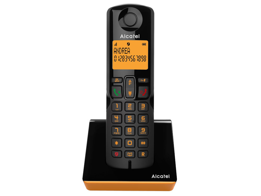 Telefon ALCATEL S280 czterech słuchawek na jednej bazie rozmowy konferencyjne do 3 uczestników wyszukiwanie słuchawek Czas czuwania do 100 godzin 10 godzin rozmów