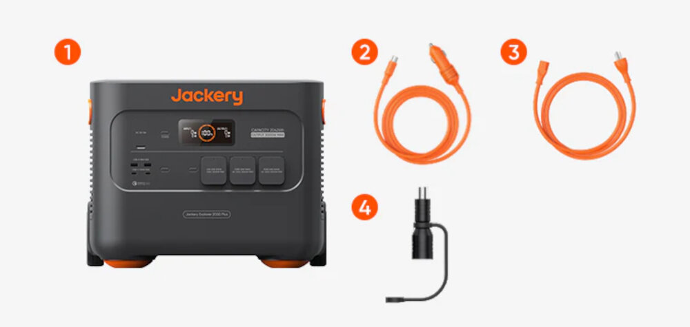 Stacja zasilania JACKERY Explorer 2000 Plus EU zestaw