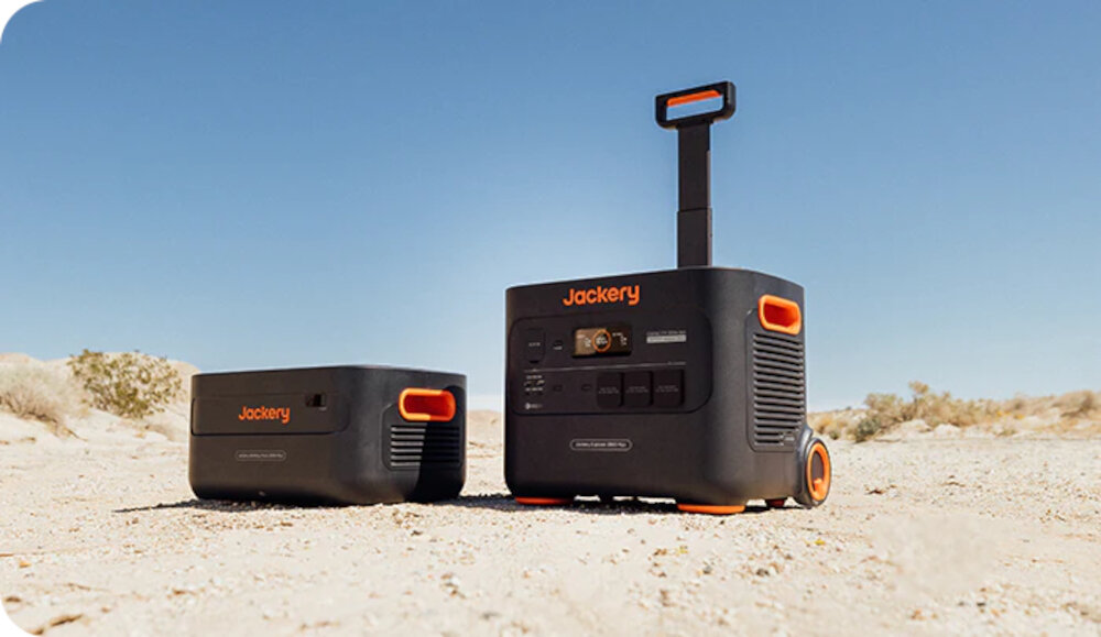Stacja zasilania JACKERY Explorer 2000 Plus EU bateria LifePO4 dluga zywotnosc do 4000 cykli do 70% pojemnosci silidna konstrukcja z tworzywa sztucznego zintegrowany wyswietlacz