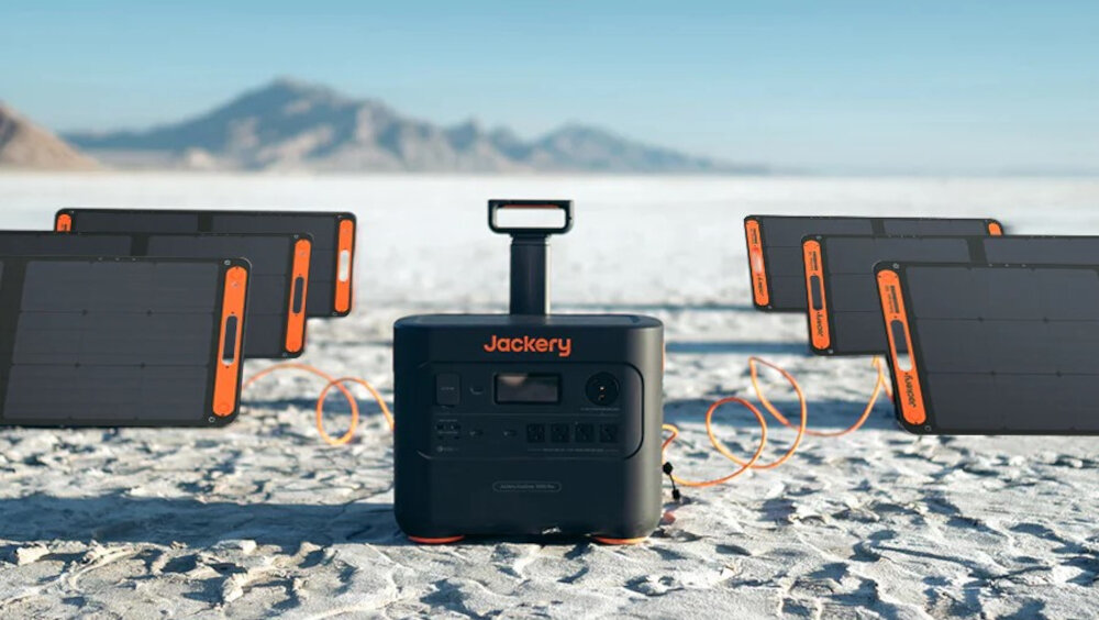 Stacja zasilania JACKERY Explorer 3000 Pro EU czas ladowania 120 minut Quick Charge z gniazdka sieciowego z zapalniczki samochodowej paneli slonecznych ekologiczne samowystarczalne zrodlo energii