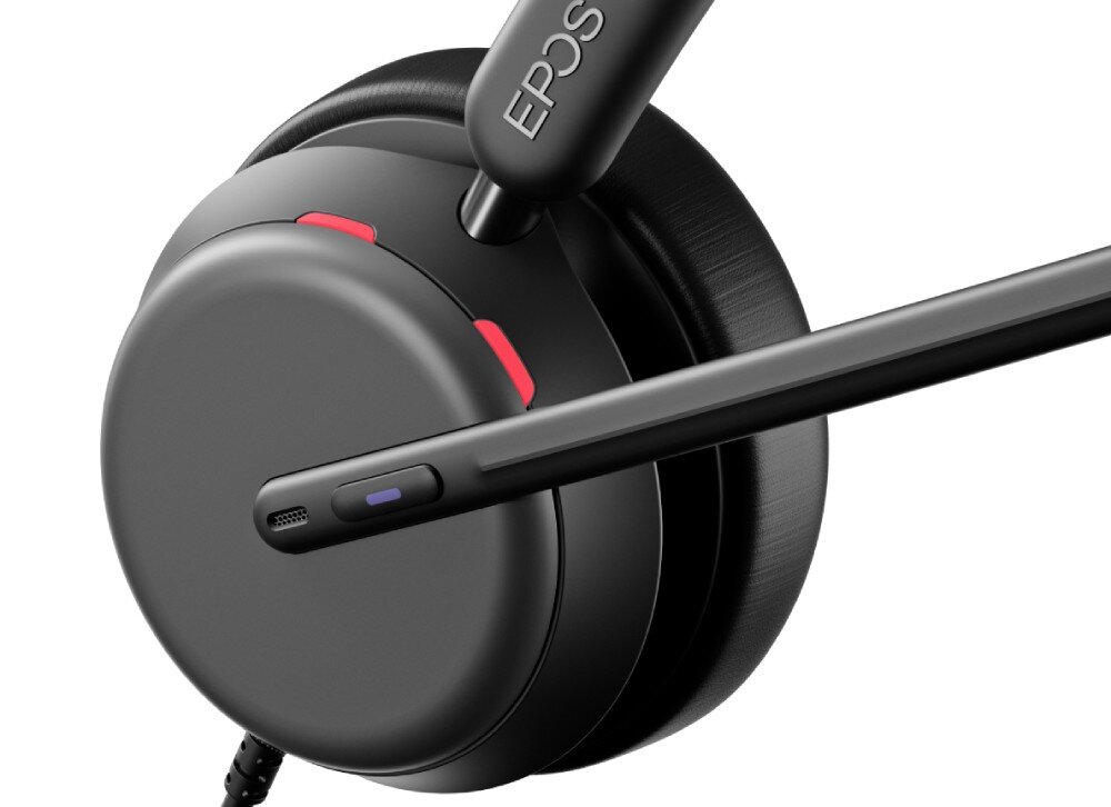 Słuchawki EPOS Impact 860T ANC Nauszne obsługa sensory przycisk Microsoft Teams diody sygnały