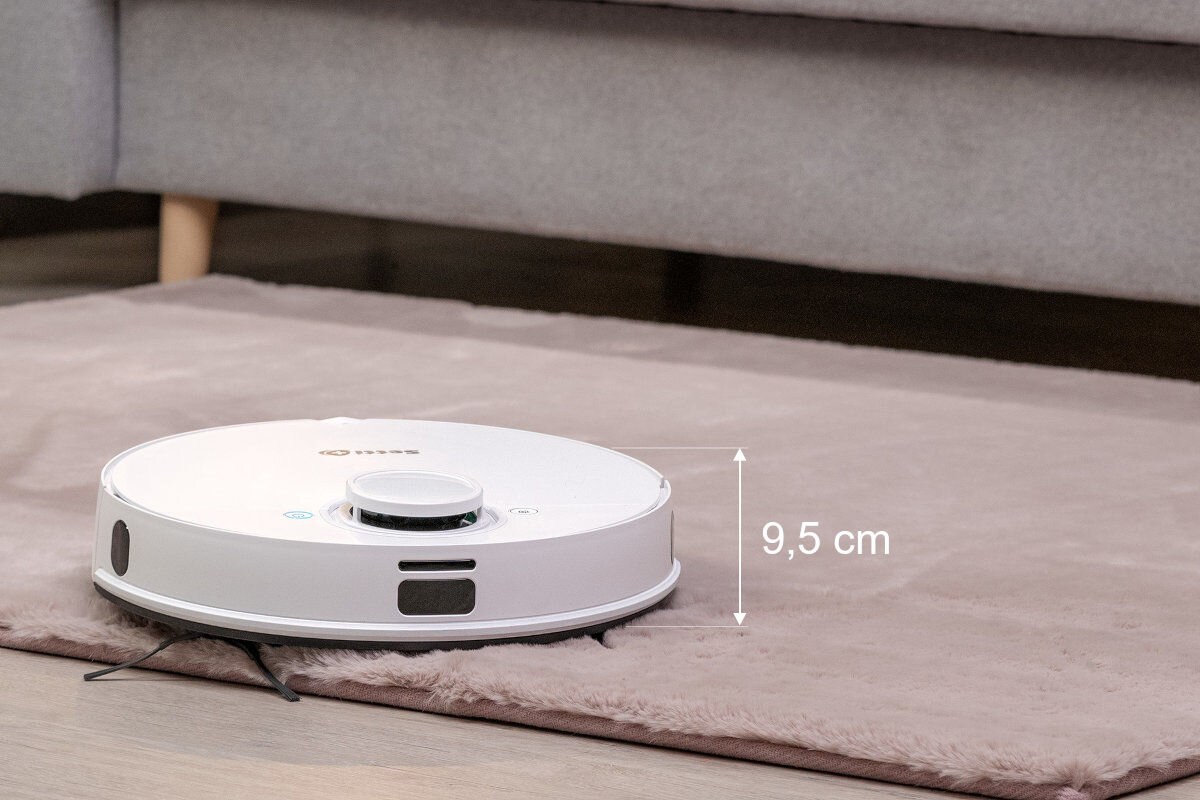 Robot sprzatajacy SETTI+ RV800 wyglad wysokosc