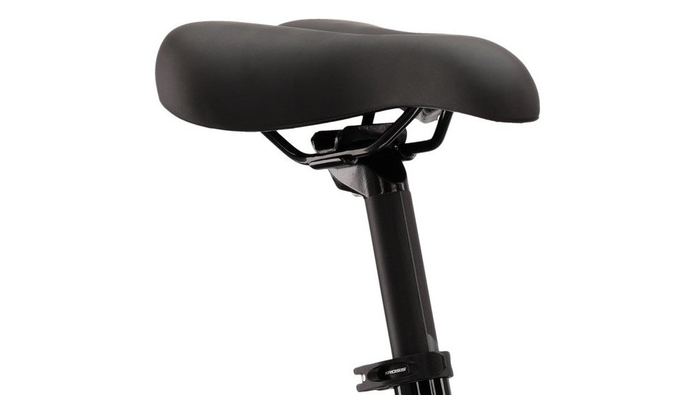 Rower trekkingowy KROSS Trans 1.0 D15 28 cali damski Czarno-szary siodelko piankowe ergonomiczna forma