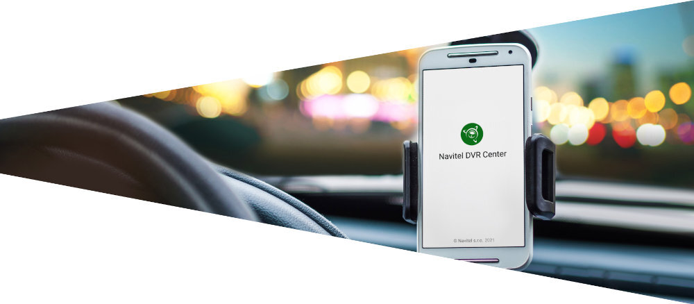 Wideorejestrator NAVITEL R99 4K Wbudowany moduł Wi-Fi NAVITEL DVR Center Android iOS przeglądania nagrań udostępniania zarządzać ustawieniami