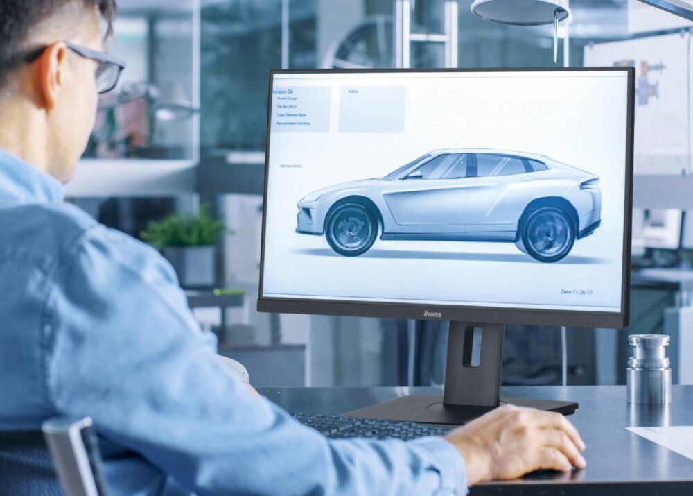 Monitor IIYAMA ProLite XUB2293HS-B6 21.5 1920x1080px IPS 100Hz 1 ms [MPRT] obraz jakość przekątna kolory rozdzielczość jasność kontrast