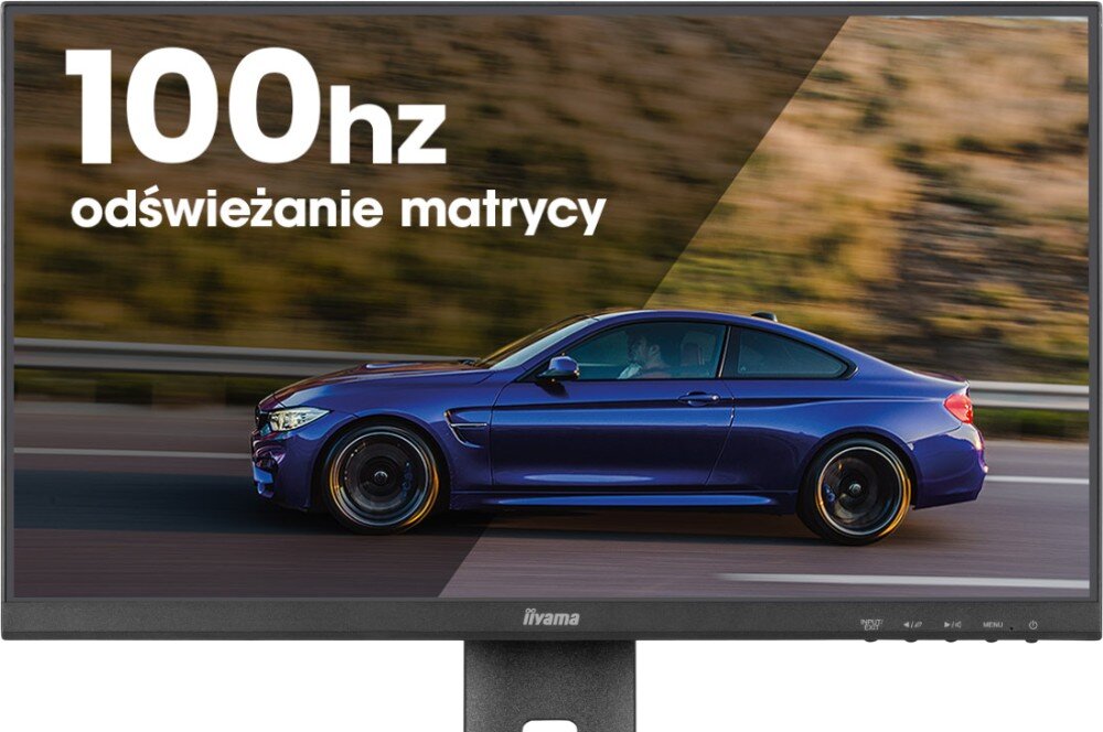 Monitor IIYAMA ProLite XUB2293HS-B6 21.5 1920x1080px IPS 100Hz 1 ms [MPRT] płynność odświeżanie czas reakcji synchronizacja Adaptive-Sync