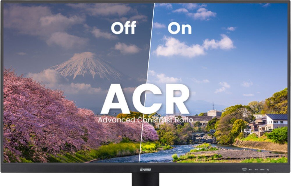 Monitor IIYAMA ProLite XU2793QS-B6 27 2560x1440px IPS 100Hz 1 ms [MPRT] kontrast automatyczna regulacja funkcje