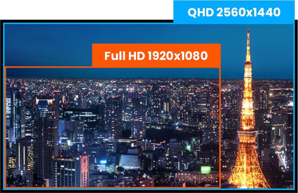 Monitor IIYAMA ProLite XUB2797QSN-W1 27 2560x1440px IPS 100Hz 1 ms [MPRT] matryca odwzorowanie kolory sRGB kąty widzenia rozdzielczość