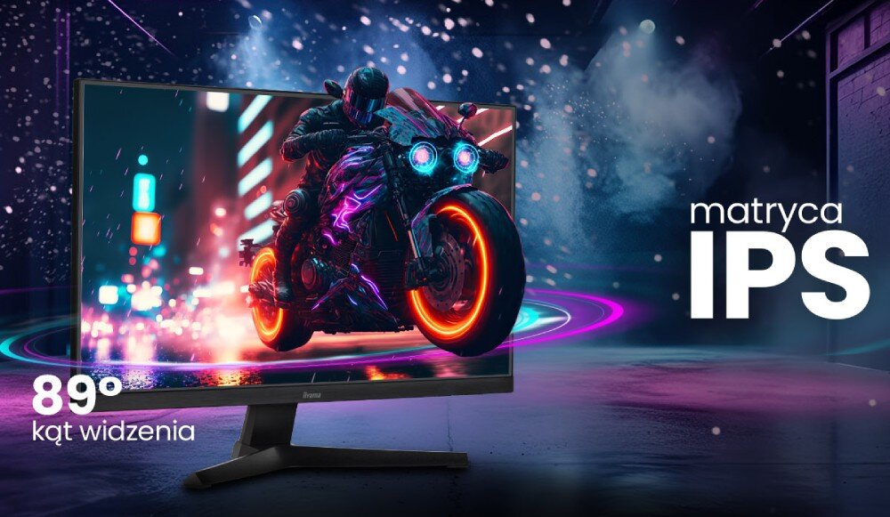 Monitor IIYAMA G-Master G2470HS-B1 23.8 1920x1080px IPS 180Hz 0.2 ms [MPRT] obraz jakość rozdzielczość kąty widzenia jasność