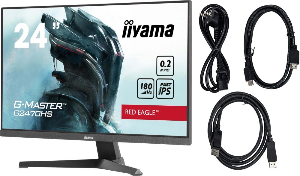Monitor IIYAMA G-Master G2470HS-B1 23.8 1920x1080px IPS 180Hz 0.2 ms [MPRT] 